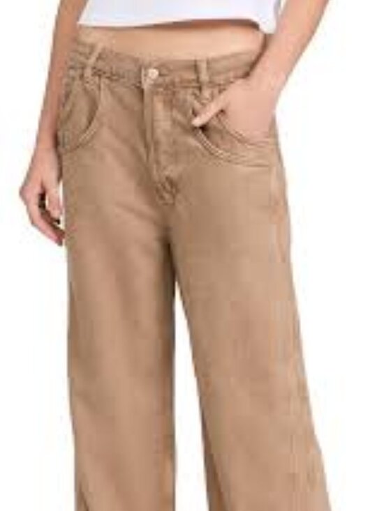 0150-NWT FREE PEOPLE-FINAL COUNTDOWN MID RISE PANTS - Picture 10 of 11